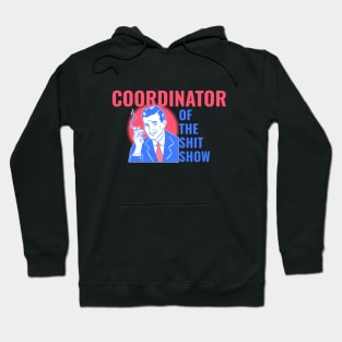 Coordinator of the Shit Show! Vintage retro style and aesthetic Hoodie